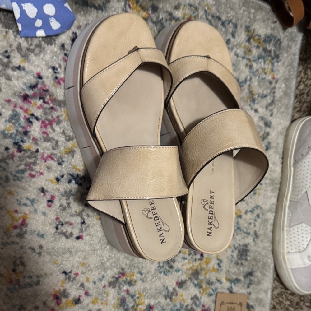 Naked Feet Women's Tan Sandals